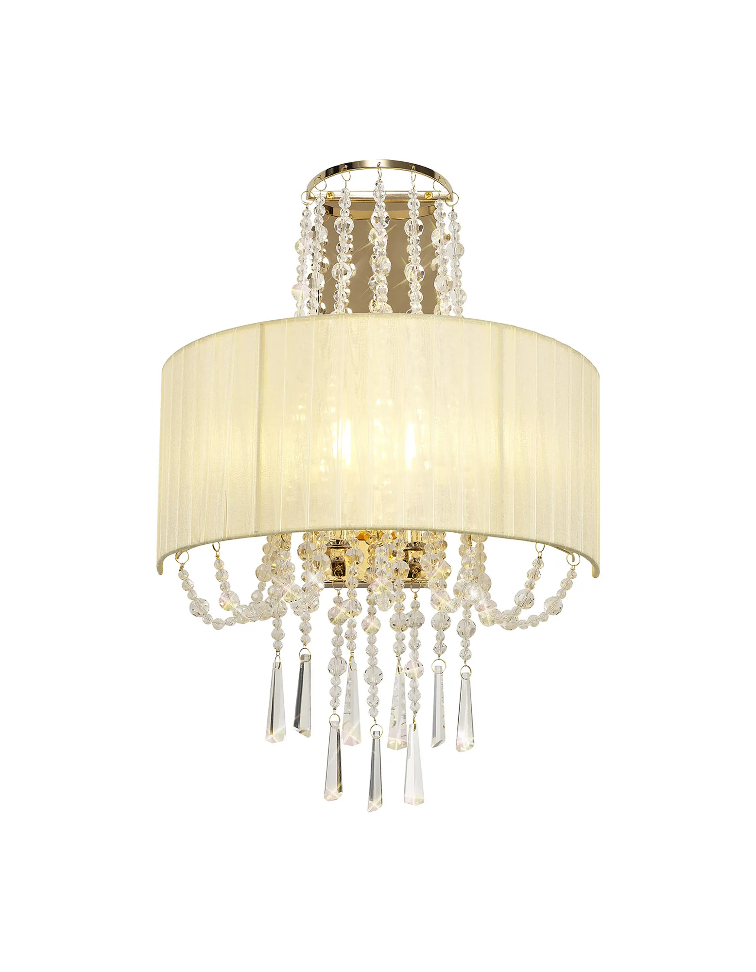 IL31756  Freida Wall Lamp 2 Light French Gold